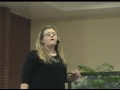 Sara Kendle singing Unwritten Dec 2008