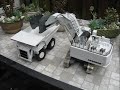 Liebherr mining machines,excavator and truck,scale models!!