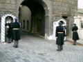 Changing of the guard, at Prague Castle - November 23rd 2009..