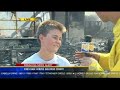 News 8 Interview with boy who lost home