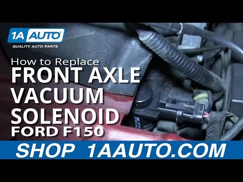 How To Install replace Front Axle Vacuum Solenoid 2005-13 Ford F-150