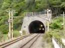１８３系　たんば　まいづる　保津峡駅通過