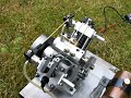 Eigenbau V2-22ccm-Viertaktmotor