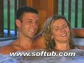 Softub.  The most comfortable, portable, affordable and energy efficient hot tub available.  Each weighs less than 75 pounds and rolls through any standard door.  It plugs into any standard outlet and heats without a heater.  There's no sight preparation, no plumbing or electrical work required.  It's perfect for your house, apartment or condo, inside or out, upstairs or down.