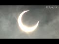 Click here to watch this video 2012 金環日食Annular solar eclipse Short version