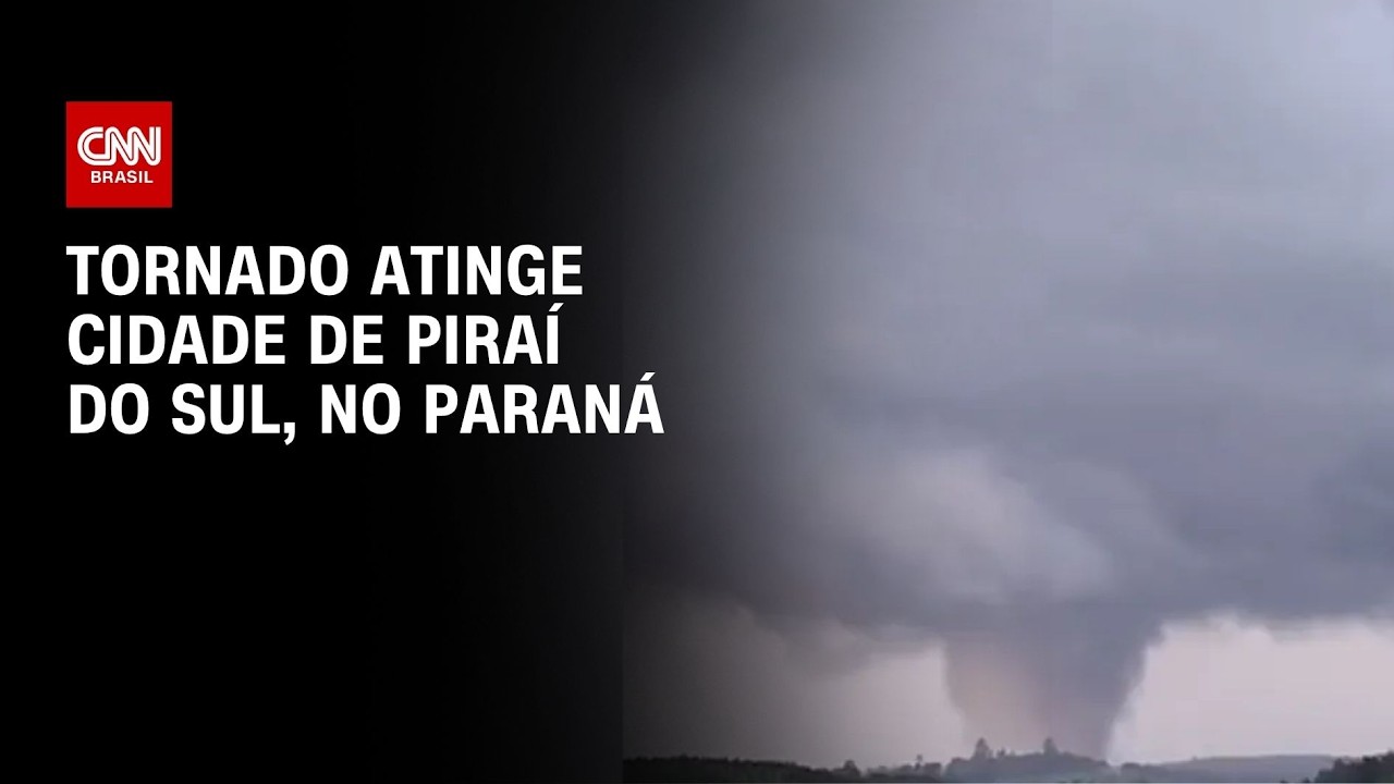 Tornado atinge cidade no Paraná e causa destruição | AGORA CNN