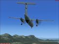 dash 8-100 lands in stokka FSX
