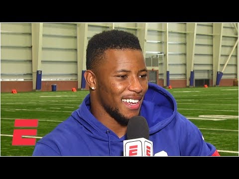 Video: Saquon Barkley: When I do hamstring curls, it takes 5 people to hold me down | NFL Interviews