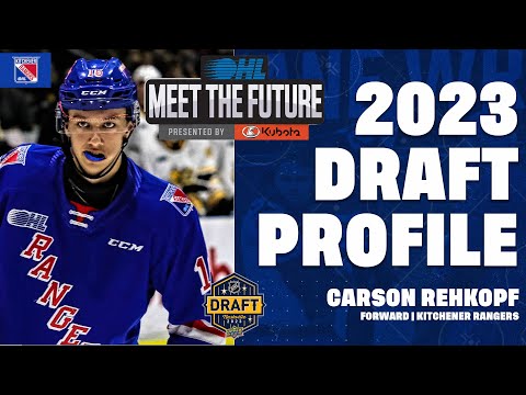 2023 NHL Draft Spotlight: Carson Rehkopf (Kitchener Rangers)