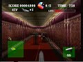 we play a 3-d ripoff of elevator action.