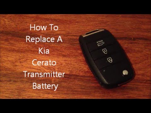 How To Replace A Kia Cerato Transmitter Battery