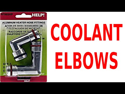 How to replace heater hose fittings and fix coolant bypass elbow leaks on GM 3800 V6 3.8 L engines