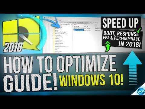 ðŸ”§ How to Optimize Windows 10 For GAMING & Performance in 2018 The Ultimate Updated GUIDE