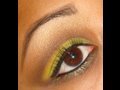 Lime Green & Brown Tutorial using Bee Luscious Cosmetics