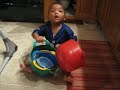 Carson and the mixing bowls