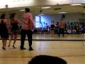 Julia, Maisie, and Steven Latin dance