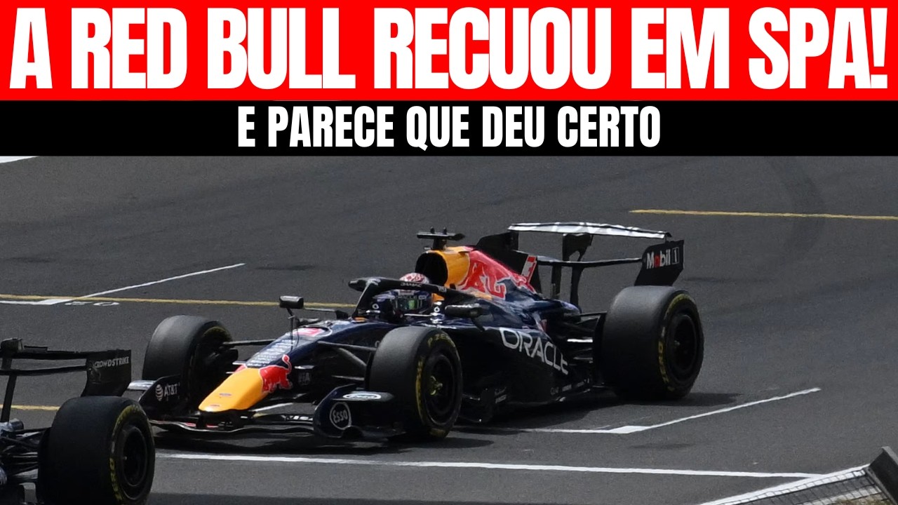 Red Bull troca asa traseira após acidente de Max Verstappen