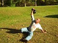www.NewKettlebellPower.com Kettlebell training .Turkish get-up is rarely performed multiple times in a row. One of the most involving kettlebell exercises that allows you to teach your major muscle groups to work as a whole. Even though it looks somewhat awkward, when you learn how to perform it properly it will become your favorite! The Russian kettlebell is the excellent tool in achieving all-around fitness and developing of all-purpose strength. Kettlebell exercises will increase your physical resilience and staying power. It is almost impossible to perform kettlebell routines incorrectly, which insures trauma-free training. People practicing kettle bells pretty much never have any problems with lower back or joints. Rotator cuff injures are unheard of in kettlebell facilities. Exercises improve strength and flexibility preparing you for real life challenges. Ballistic exercises allow you to learn how to use your large muscle groups as a whole instead of isolating them with linear exercises and getting your joints vulnerable and exposed to inevitable joint injures. Russian kettlebell is an excellent tool for fast fat loss, aggressive strength, conditioning training, size and explosive power. Burn fat fast, loose weight and work out anywhere!