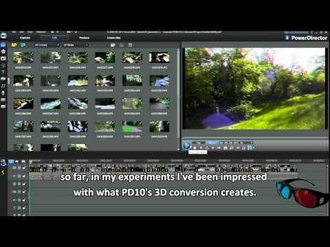 PowerDirector 10 Tutorial - How to Convert 2D videos and photos into 3D - YouTube