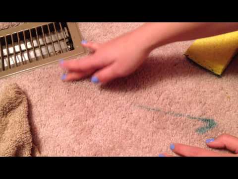 how to get nail polish off of a carpet