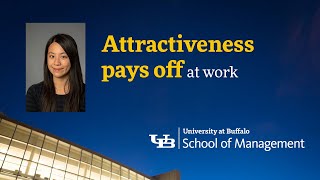 YouTube video highlighting School of Management faculty research on attractiveness in the workplace. 