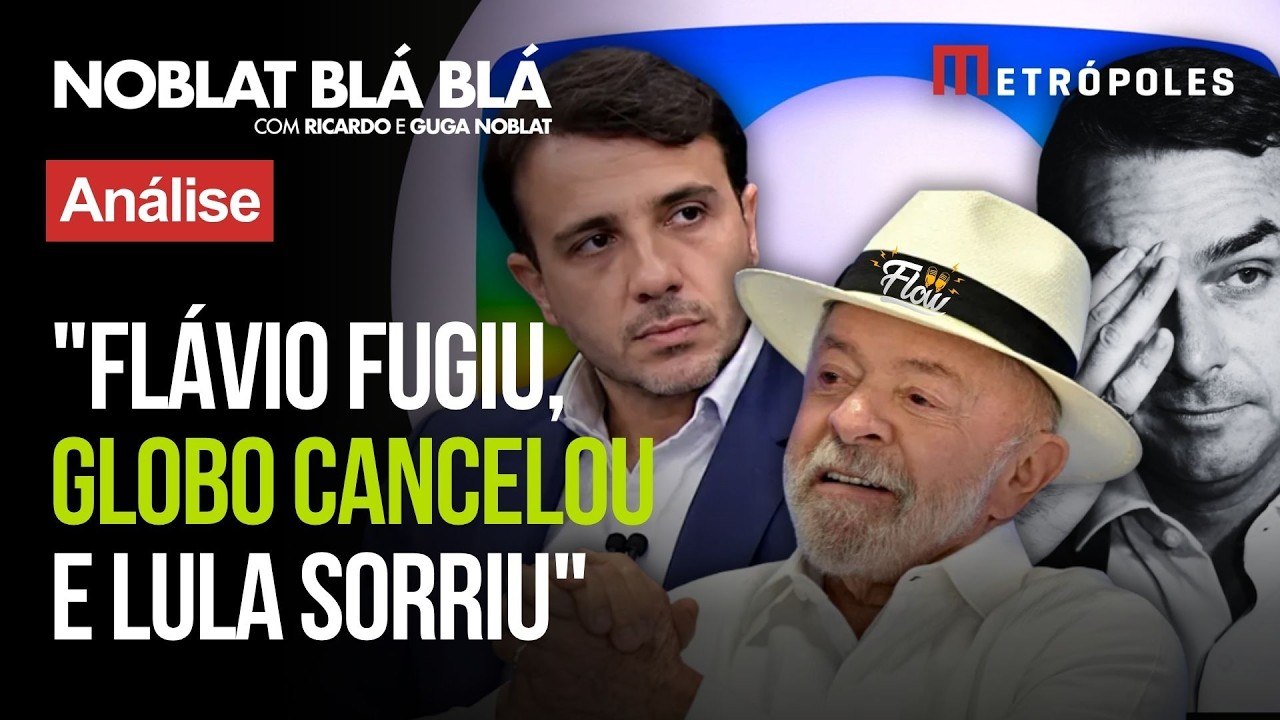 Flávio decide fugir de debate após Renan ser liberado a participar, Globo cancela e Lula ganha palco