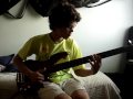 Playing Luciano calazan's music. Filipe Moreno - Brazilian young kid bass player.