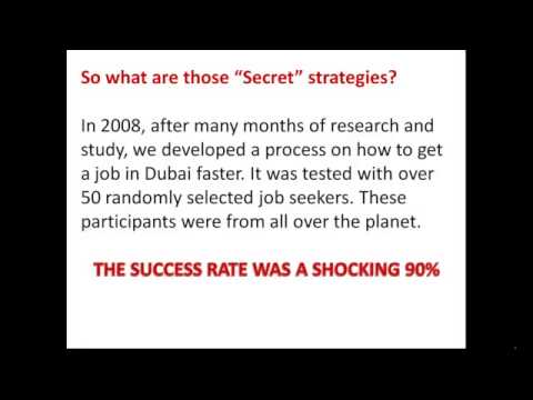 how to get job in dubai
