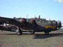 A B-24 taxiing in front of my airplane at Oxford, Connecticut, September '06