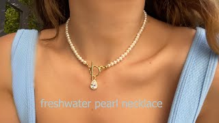 DIY Pearl Necklace with Beading Wire How to get st