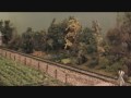 Burlington F Unit With Freight Train