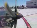 Flying into San Diego with a propella plane