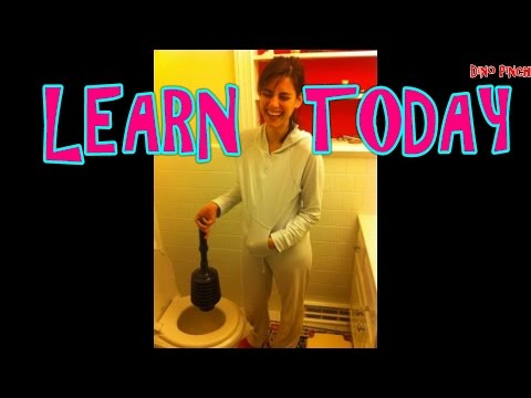 clogged toilet or sink ? learn basic plunger skills in this video