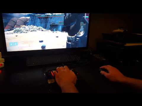 Видео № 0 из игры Игровая мышь и кейпад Hori T.A.C.4