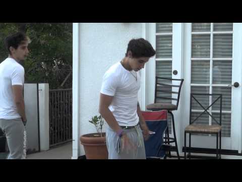 Twin - we run experiments/challenges to find out which one of us is the better twin. http://www.twitter.com/twintalktime http://youtube.com/janoskians.