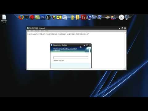 how to remove eicar test virus