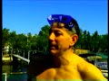 Man Hula Hoops Underwater