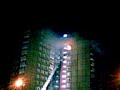 Pożar  w Dąbrowie Górniczej  Mydlice 1 02 2008 