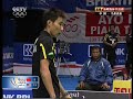  2008 badminton thomas cup lin dan chong wei malaysia china