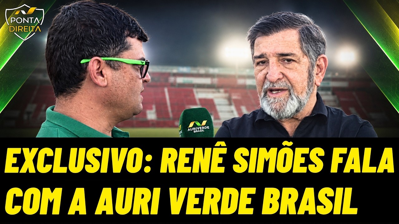 EXCLUSIVO: Renê Simões se declara à Auri Verde Brasil e fala sobre futebol com o Ponta Direita