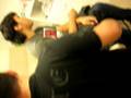 Fluffy getting pierced