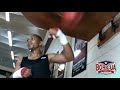 Ivan Calderon training for Hugo C�zares 2