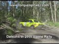 Datsuns in 2005 Alpine Rally