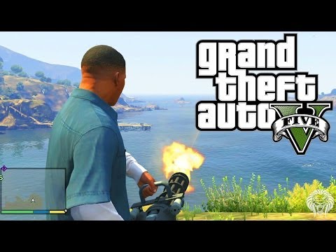 The minigun - GTA 5 Videos Playlist --▻ http://full.sc/1gA1J4D ▻ Follow Me On Twitter! --▻ http://full.sc/16k6rBs This video is a guide to show you the location of the m...