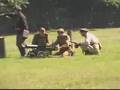 Maxim machine gun demonstration