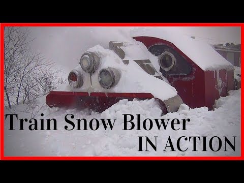 Biggest Snowfall vs Train Snowblower Biggest Snowfall vs Train Snowblower