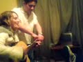 Michelle using Paddy as a capo