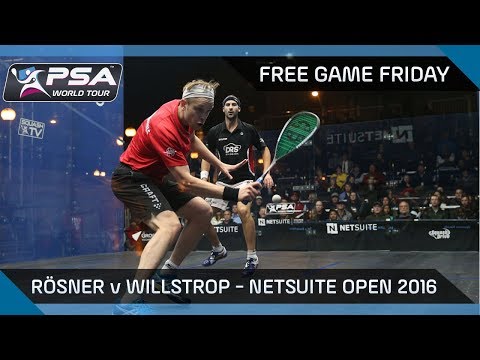 Squash: Free Game Friday - Willstrop v Rösner - Netsuite Open 2016