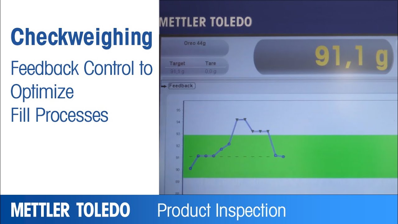 Feedback Control for Checkweigher – Educational – METTLER TOLEDO Product Inspection – EN