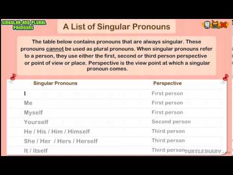 Using Singular Pronouns the Right Way *Grammar for Kids*